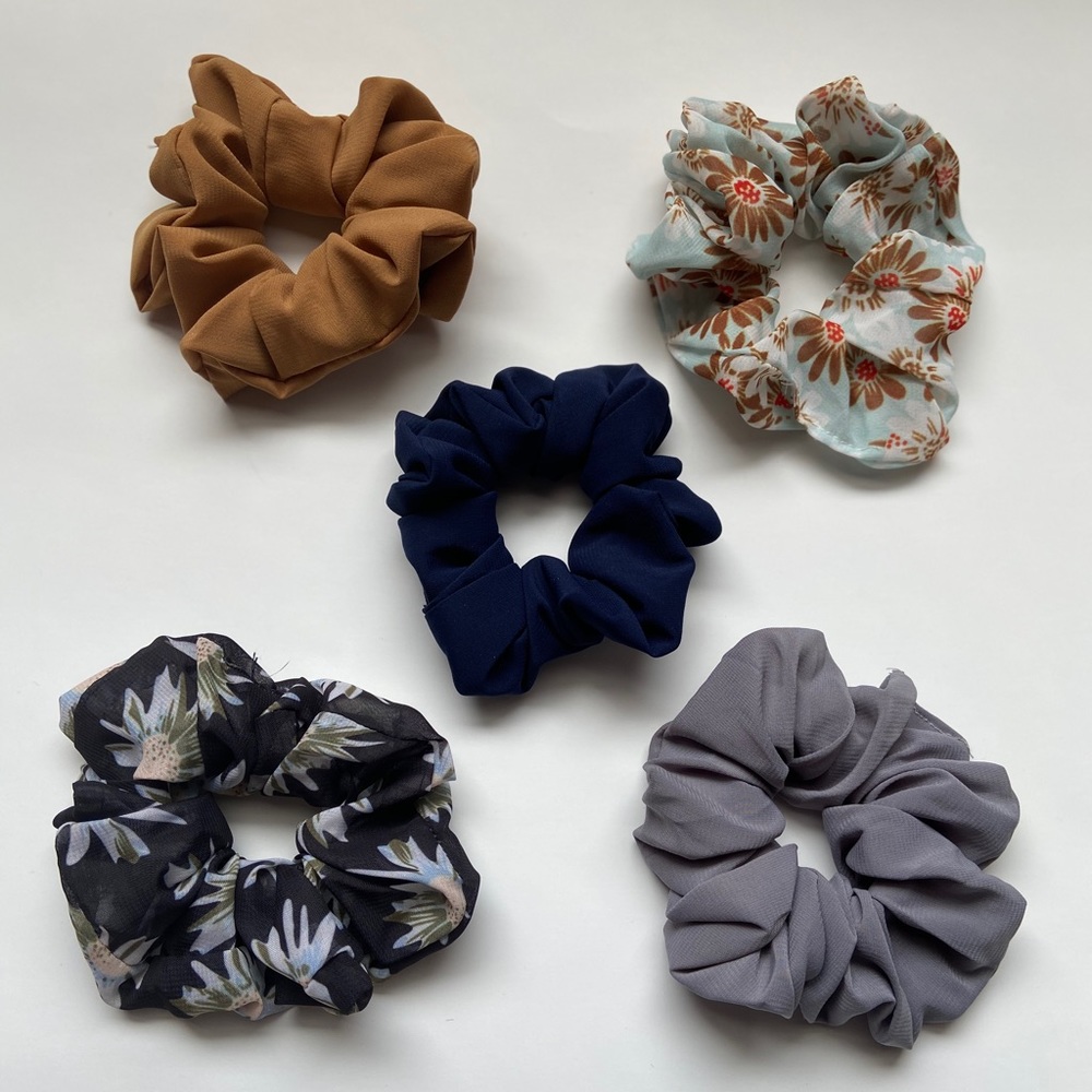Floral Scrunchy Set